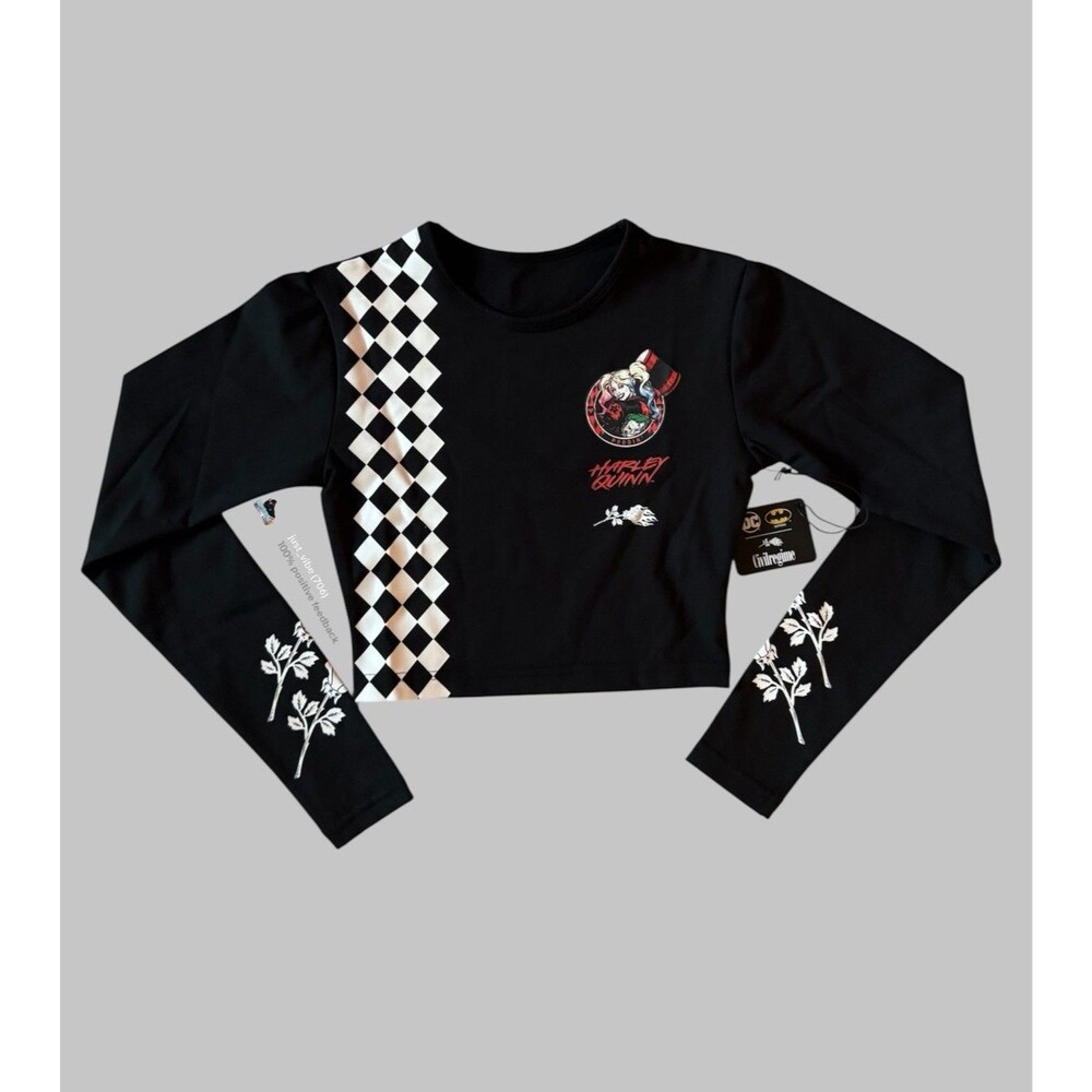 Civil Regime x Batman Harley’s Hammer Jane Top Long Sleeve Women's Small NWT